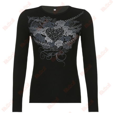 women black aesthetic long sleeves